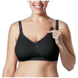 The Essential Embrace Nursing Brace -- Style 122BC (32B/C, Black Purple)