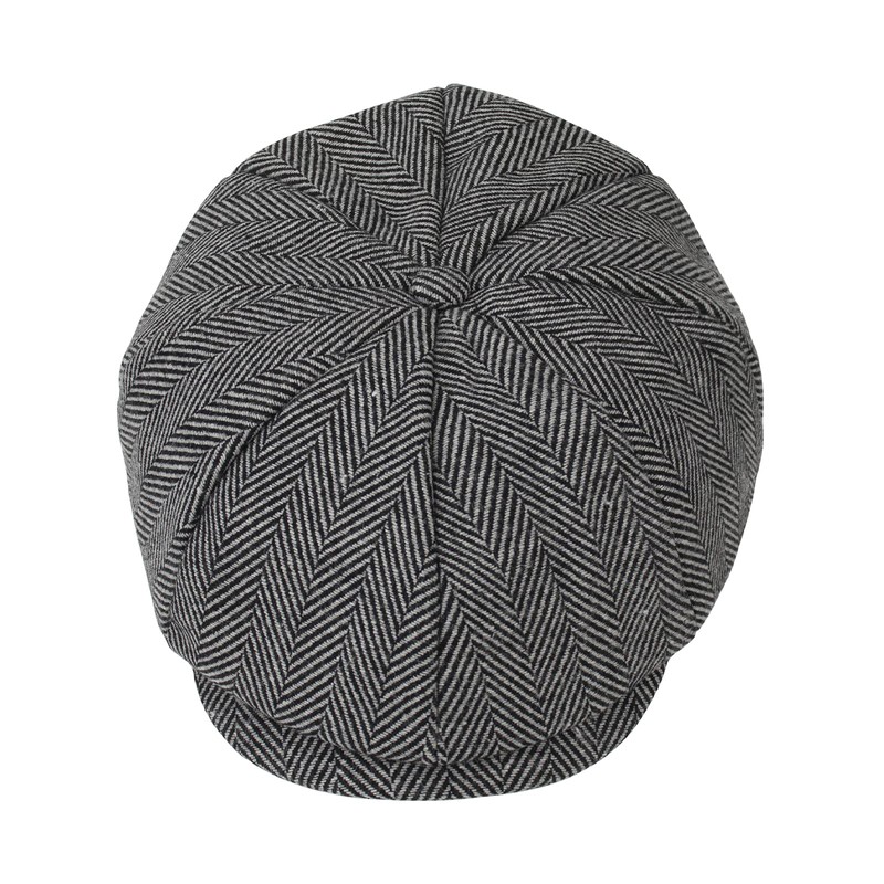 Gisdanchz Wool Winter Hat Tweed Flat Cap Men's Women's Flat