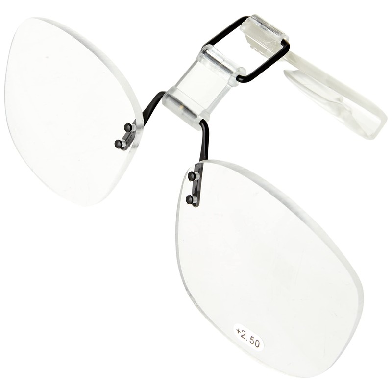 Snowbee Cap Peak Clip-On Magnifiers X 2.5 Magnifiers - Snowbee