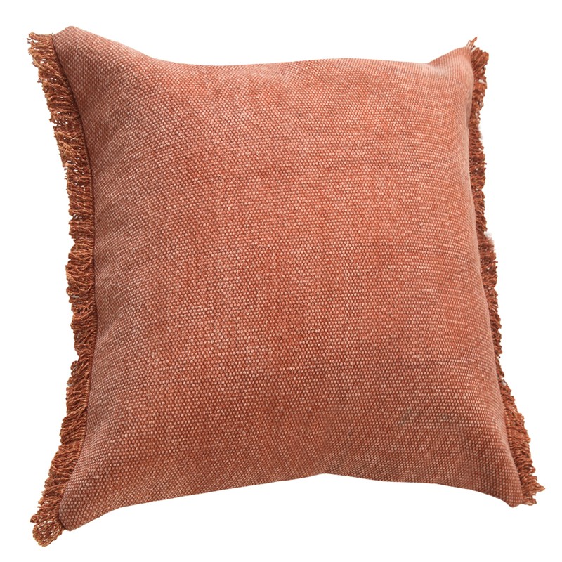 Trade AM Ox Bay Orange Solid Organic Cotton Pillow Cover
