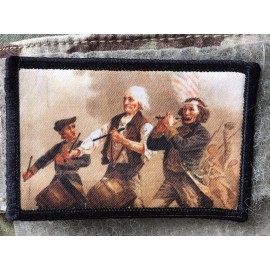 WWII Colt 1911 Pistol Morale Patch Tactical Military USA Hook Badge Army Flag