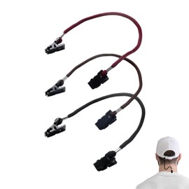 Dinghaole 3-Stück-Set Windschutz-Seil-Kappenklemmer, Windschutz-Kappenbefestigungssatz - Fü R Outdoor, Angeln, Bootfahren, Laufen, Wandern, Camping Und Tourismus