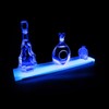 Kipokalor LED Lighted Liquor Bottle Display Shelf, 24inch LED Bar