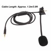 Boom Mic Cable Professional Noise Reduction Replacement Headphone Boom Microphone