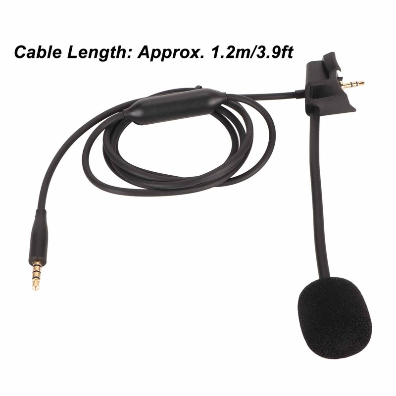Boom Mic Cable Professional Noise Reduction Replacement Headphone Boom Microphone