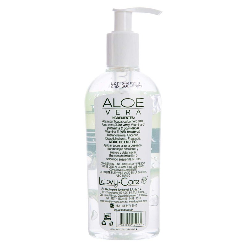 Lovy Care | Gel de Aloe Vera | BIO-ACTIVE +