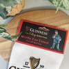 Guinness - Waffle Tea Towel - Embroidered Logo - Black
