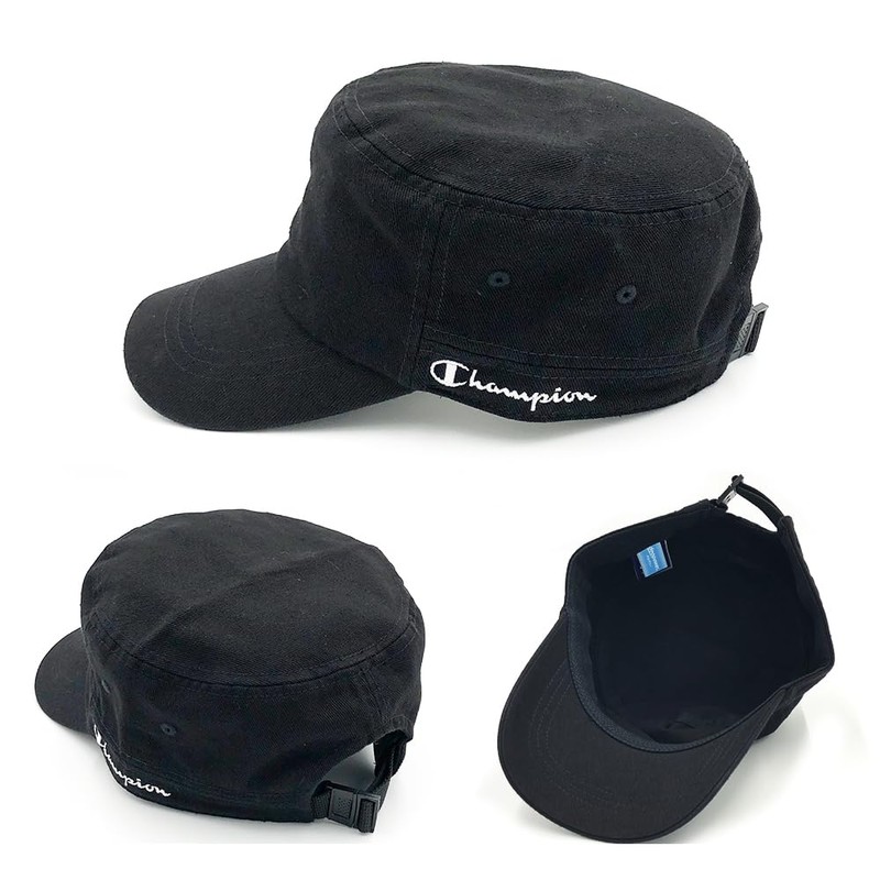 Champion Work Cap, Men's, Women's, Hat, Brand, 100% Cotton, Black,