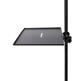 Rannsgeer Heavy Duty Metal Square Tray for Speaker Stand and TV Stand Tripod (11.8 x 11.8 inch)