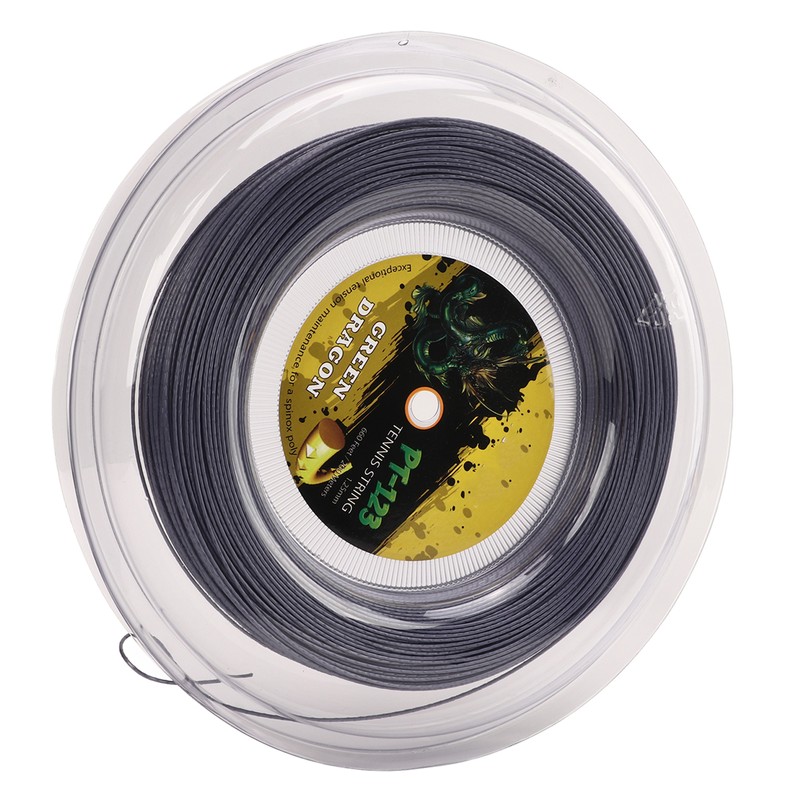 1.25mm Tennis Racket String Double Ribbed Pattern Beat Resistant Polyester