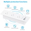 Recessed Power Board with 3 Outlets 4 USB Ports (2×USB-C,