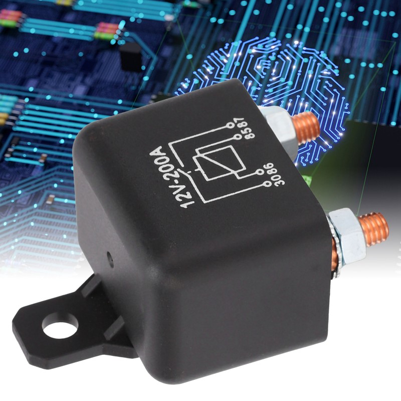 Start Relay Small 200A Normally Open 4 Pin Automotive Marine