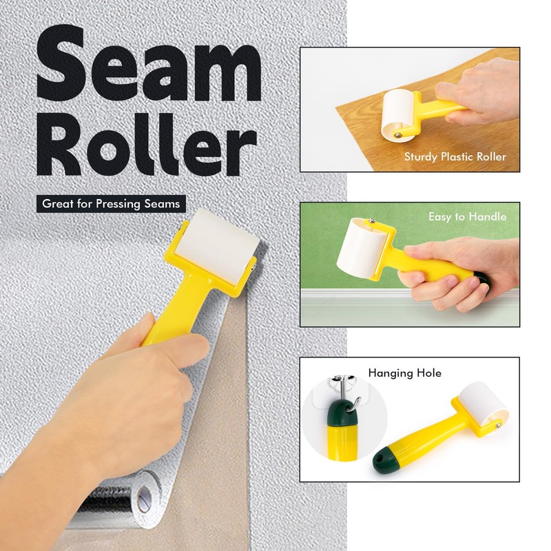 FOSHIO Professional Wallpaper Tools Kit, Including Wallpaper Smoothing Brush, Seam