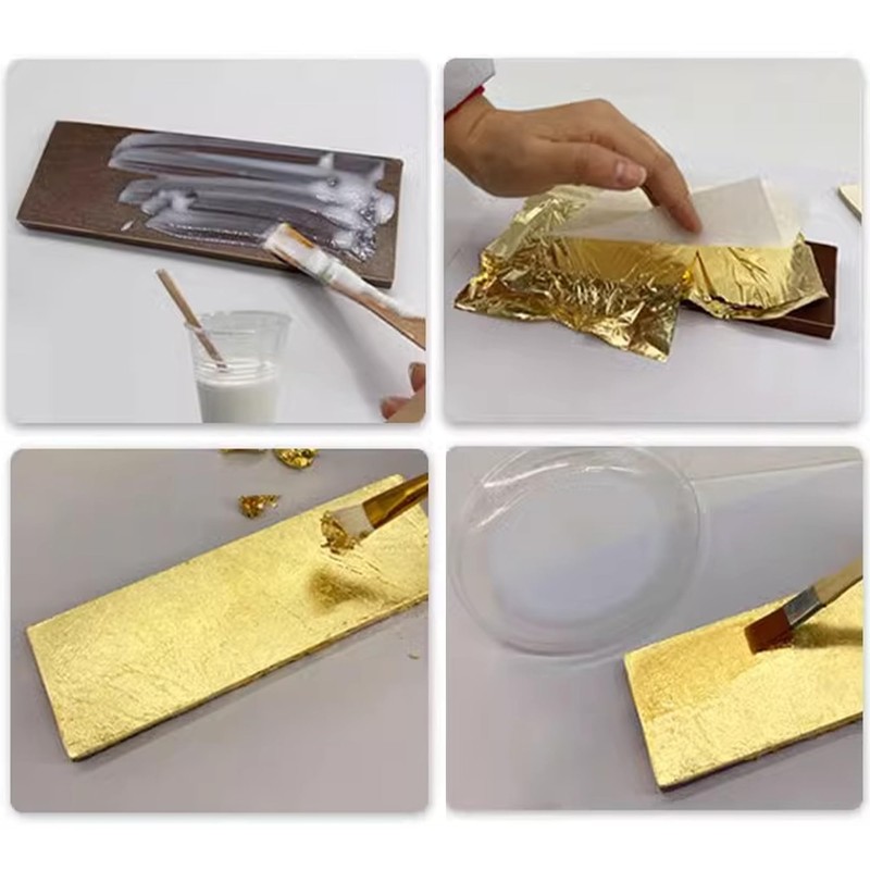 Gold Leaf Adhesive,Gilding Adhesive,200ml Water Based Gold Leaf Glue for