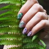 beinkmake 3Pcs Tropical Floral Plant Nail Stamping Plate French Tip