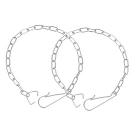 DOITOOL Toilet Accessories 2pcs Stainless Steel Flapper Chain Flush Chain Replacement Fit