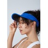Sportkind Tennis, Running, Golf Sun Visor, cobalt blue