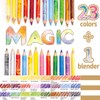 Koh-I-Noor Magic Jumbo Triangular Coloured Pencil, Pack of 24, Multicolor