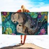 YISUMEI Microfibre Beach Towel XXL Beach Towel Lightweight Bath Towel