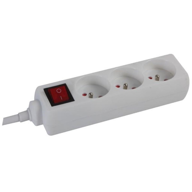 Perel eb3s Block 3 Sockets with Switch