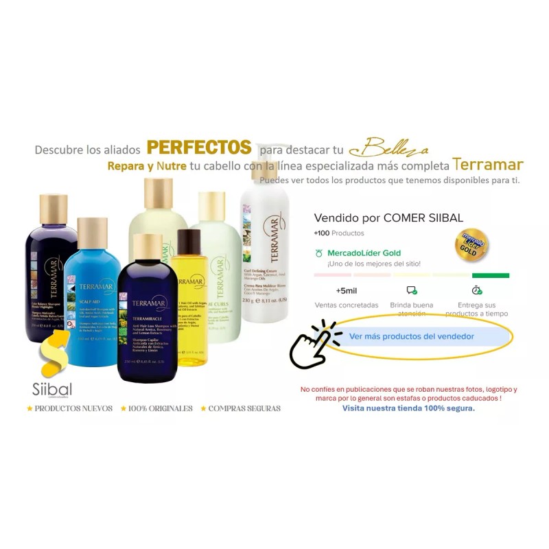 TERRAMAR BRANDS Oleo Tratamiento Para Cabello 3 En 1 Terramar