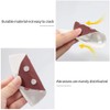 SPEEDWOX 50 Pcs Triangle Sanding Pads Hook and Loop 180
