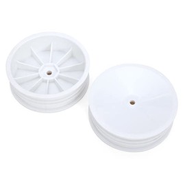 G-Force GOP121 Front Dish Wheel 2.2 for Carpet Tire (White)