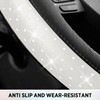 Road Comforts Bling Steering Wheel Cover for Women Girls, Sparkly