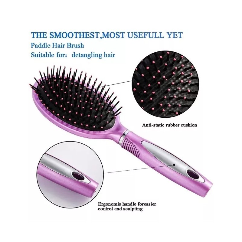 Bubabox Juego De 5 Peines Para Cepillos De Pelo Desenredador