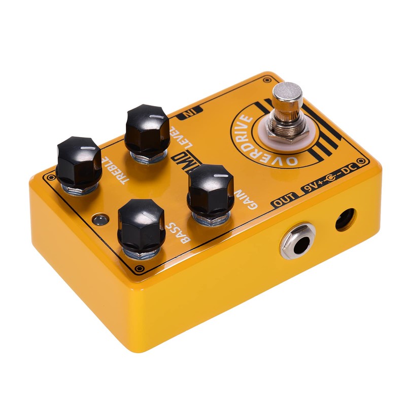 D-8 Overdrive Guitar Effect Pedal with Bass Treble Gain Level