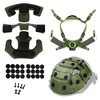 Tactical Helmet Padding Kit, Premium Interior Cushion System (Green)