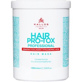 Kallos Pro-Tox Hair Mask with Keratin, Collagen, and Hyaluronic Acid 1000 ml - 33.81 Fl Oz