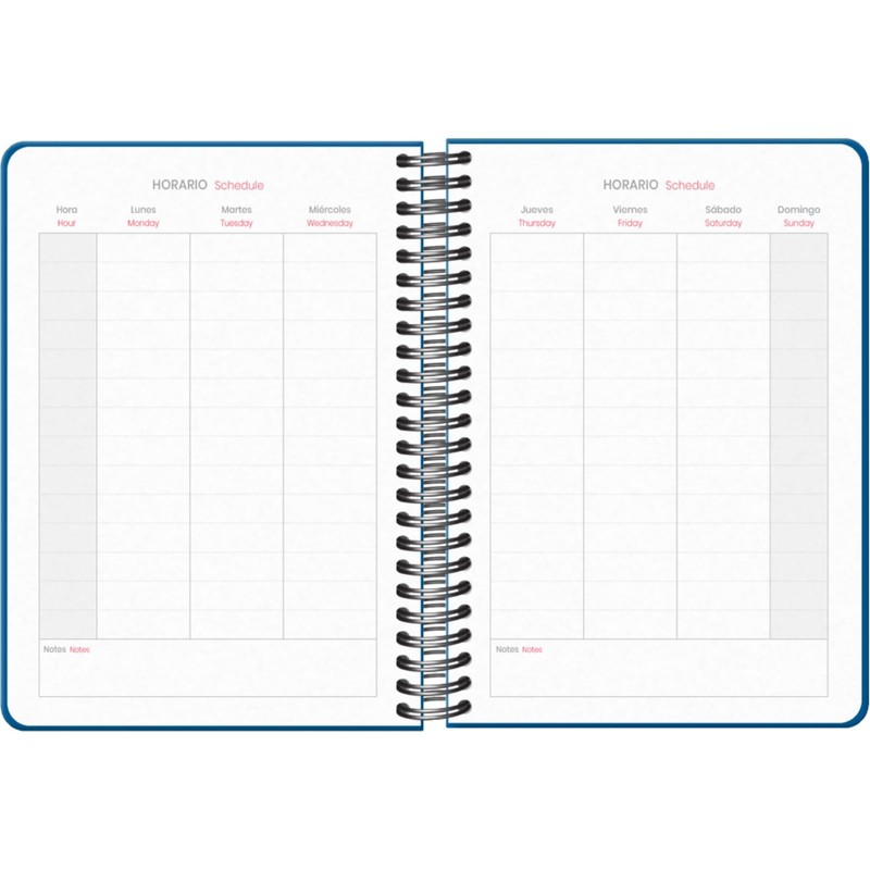 Dohe - School Agenda 2025 2026 - Weekly Overview, Size