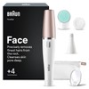 Braun FaceSpa, Facial Epilator Cleansing & Skin Vitalizing System, +