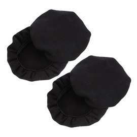 Gatuida 4pcs Stretchable Ear Cup Covers Cotton Headset Protectors for Comfortable Listening Dust Resistant and Sweat Absorbent Compatible Large Headphones Easy Installation