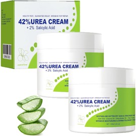 2PCS Crema Hidratante para Pies, Urea Crema Pies, Hidratante para Pies con ácido SalicíLico, Crema para Manos, Hidratación Profunda, Adecuada para Hombres y Mujeres.