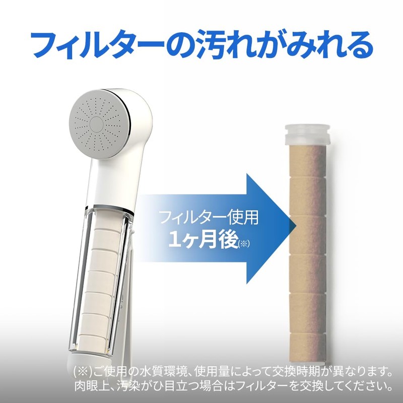 Checkin Shower Head Replacement Filter Travel Carrying Travel Kit (Black)