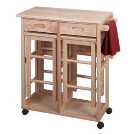 Winsome Wood Suzanne Kitchen, Square, Natural