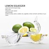10Pcs Manual Lemon Juicer Transparent Safe Acrylic Fish Bird Shaped