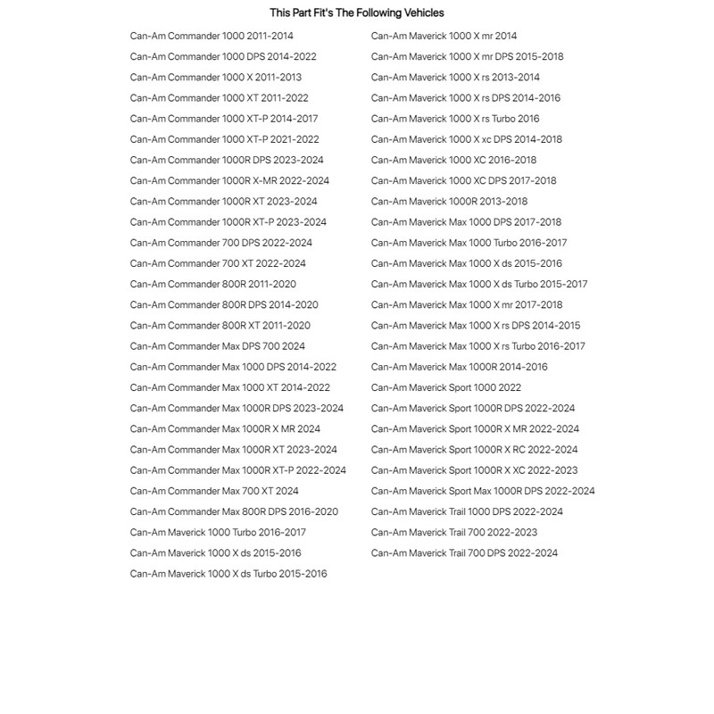 Tusk Billet Shift Knob For CAN-AM Commander 1000 2011-2014