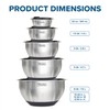Viking Mixing Bowls Set, 10 Piece Stainless Steel Kitchen Cookware,
