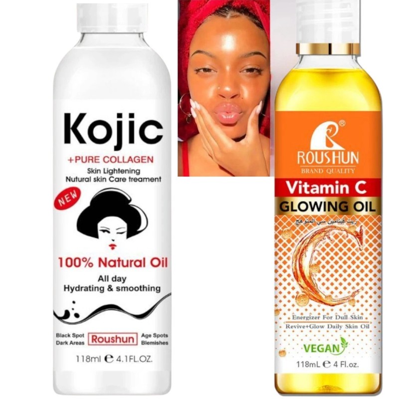Roushun Koijc Acid + Vitamin C Body oils Brightenings for