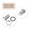 sourcing map Momentary Metal Push Button Switch 10mm Mounting Dia