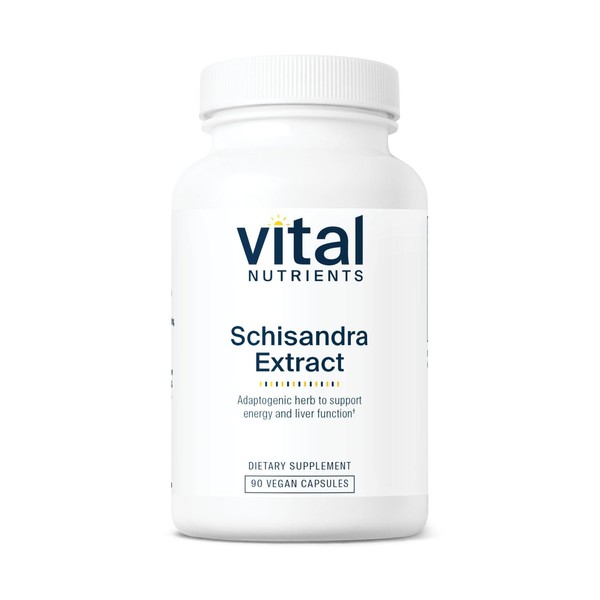 Vital Nutrients - Schisandra Extract - Liver, Immune, Energy, and Endurance Support - 90 Vegetarian Capsules per Bottle - 1000 mg