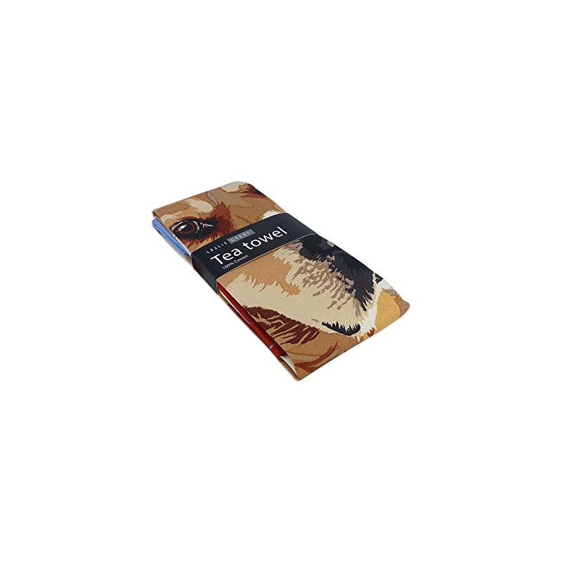 Leslie Gerry Golden Retriever Tea Towel