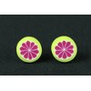 Miniblings Grapefruit Grapefruit Stud Earrings Stud Earrings Fruit Pink/Yellow