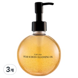 Fortuna Pear Scrub Cleansing Oil, 250ml, 3 pieces / 포투나 배 스크럽 클렌징 오일, 250ml, 3개
