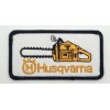 Retro Husqvarna Chainsaw Orange Iron On Patch Retro Vintage Style Hat Cap Sew Iron On