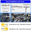 LKRXW 2Pcs 12V Door Lock Actuator Kit Heavy Duty High
