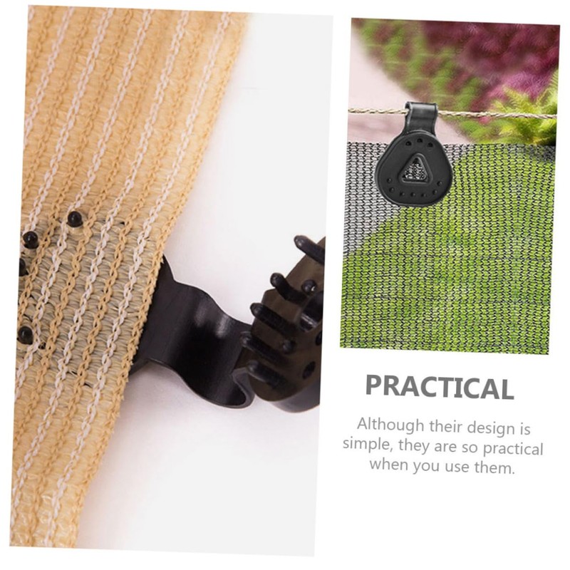 Totority 12pcs Shade Cloth Clips for Garden Netting Durable Net